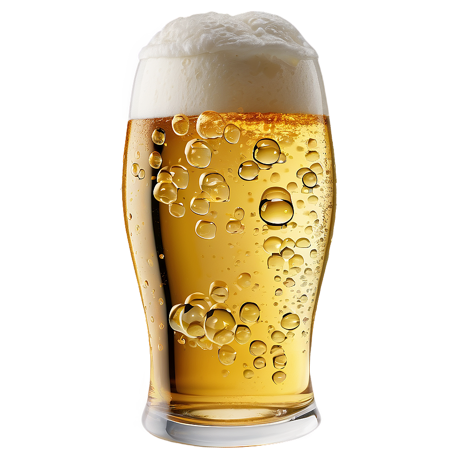 Pint Glass With Beer Bubbles Png Tty79 PNG Image