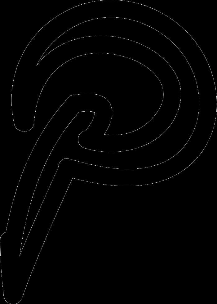 Pinterest Logo Outline PNG Image