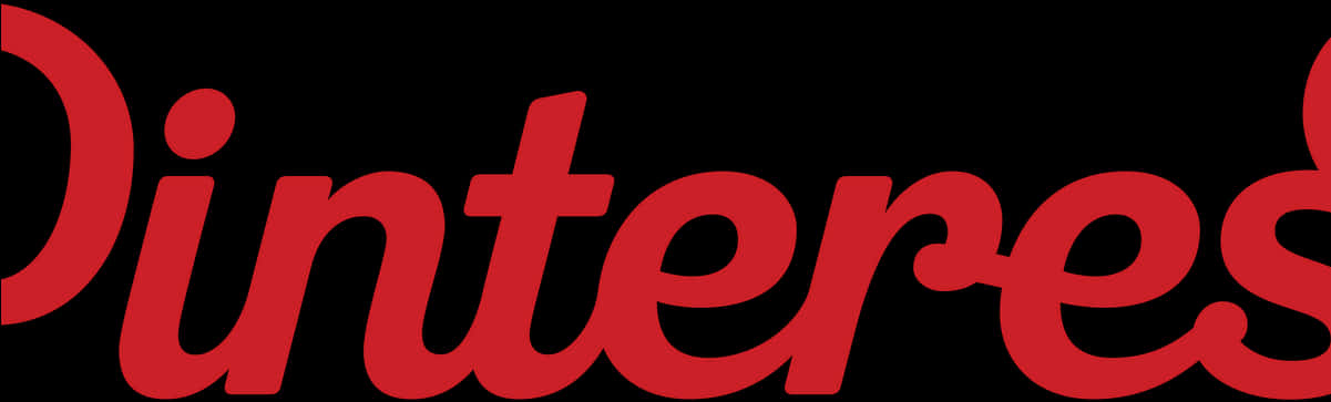 Pinterest Logo Partial View PNG Image