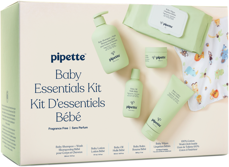 Pipette Baby Essentials Kit Packaging PNG Image