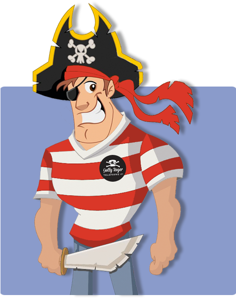 Pirate Character Cartoon Illustration PNG Image