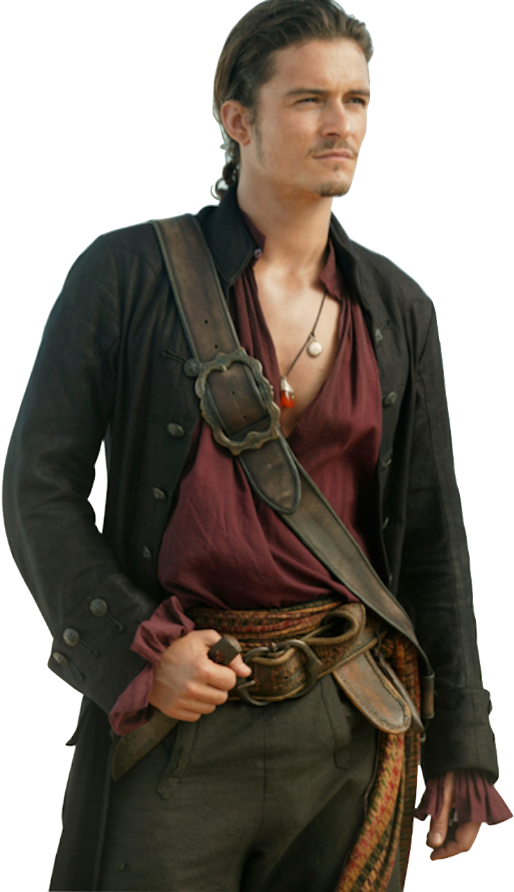 Pirate Character Pose PNG Image