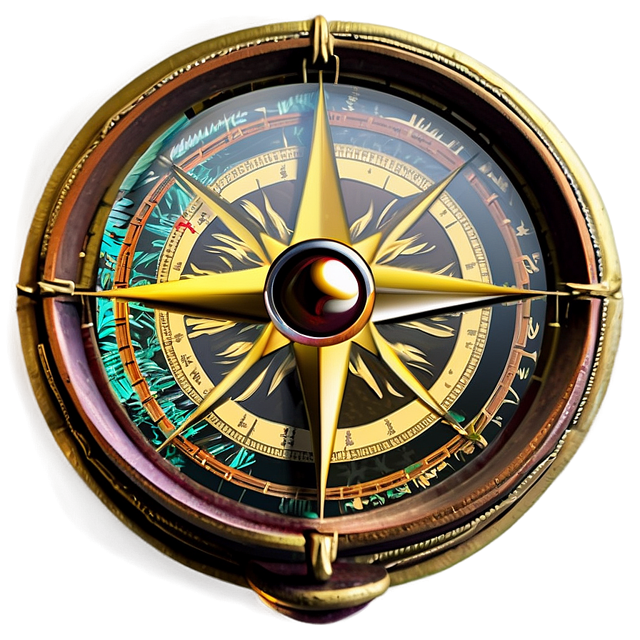 Pirate Compass And Map Png 39 PNG Image