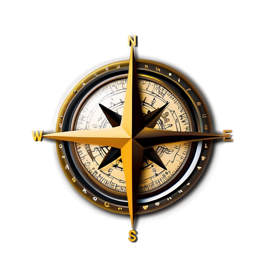 Pirate Compass And Map Png 4 PNG Image