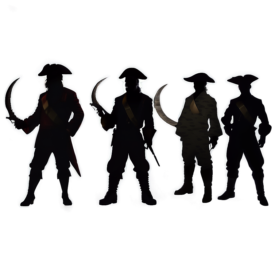 Pirate Crew Silhouette Png 58 PNG Image