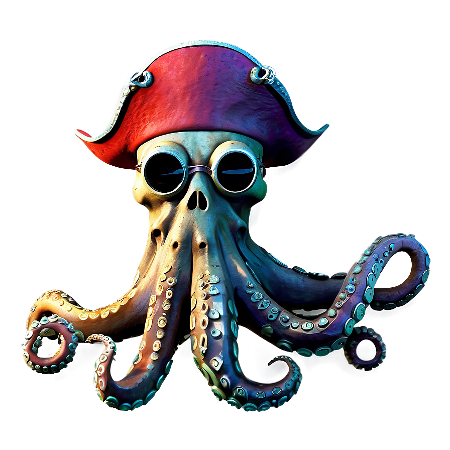 Pirate Octopus Png Jjd75 PNG Image