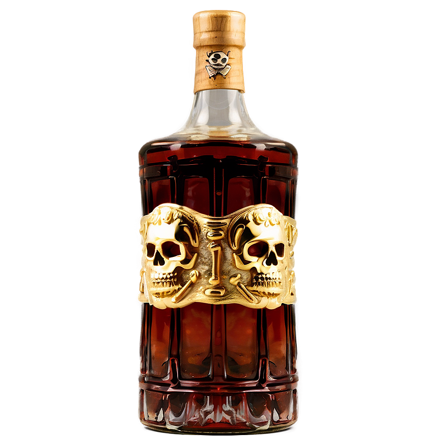 Pirate Rum Bottle Png Vku PNG Image