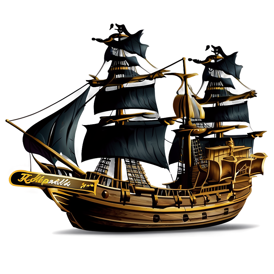 Pirate Sailing Ship Png 05212024 PNG Image