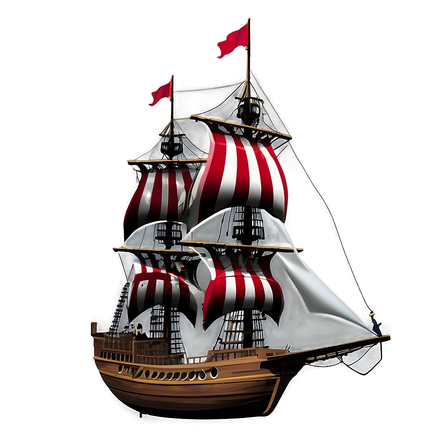 Pirate Sailing Ship Png Tqq PNG Image