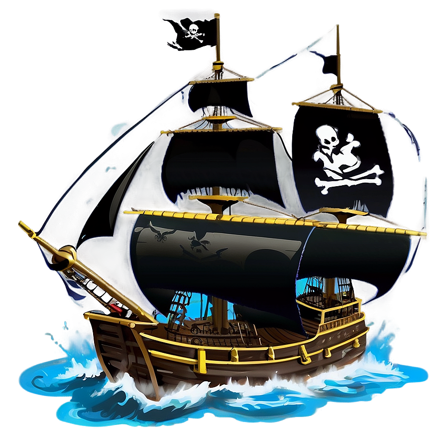 Pirate Ship Attack Plan Png Hgd41 PNG Image