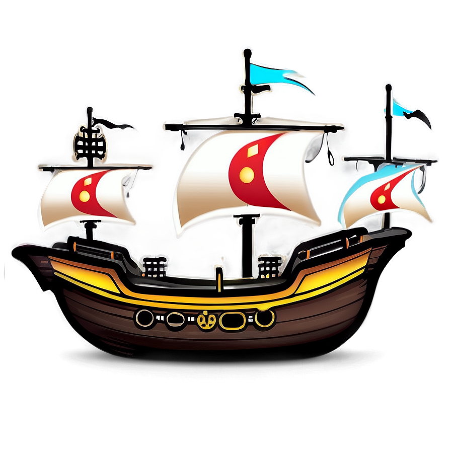 Pirate Ship Boat Png 05042024 PNG Image