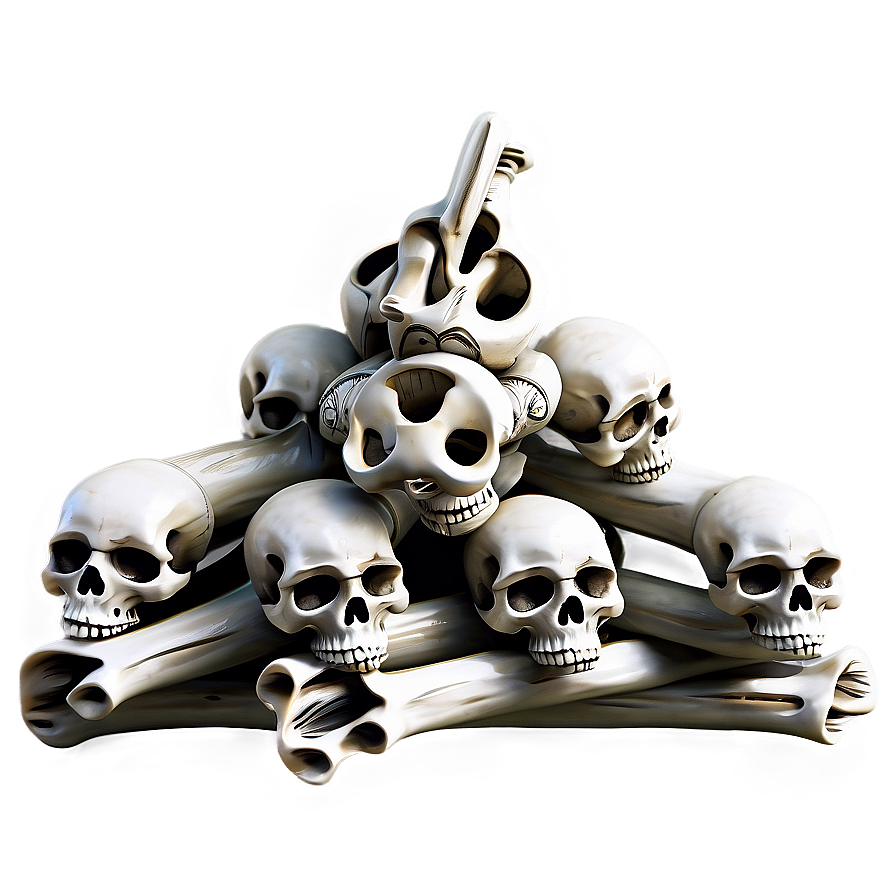 Pirate Ship Bone Pile Png Atb34 PNG Image