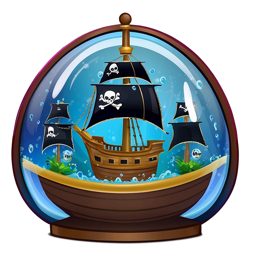 Pirate Ship In A Bottle Png 17 PNG Image