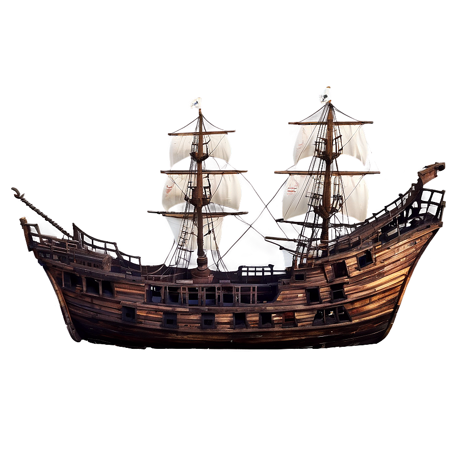 Pirate Ship Shipwreck Png Mty30 PNG Image