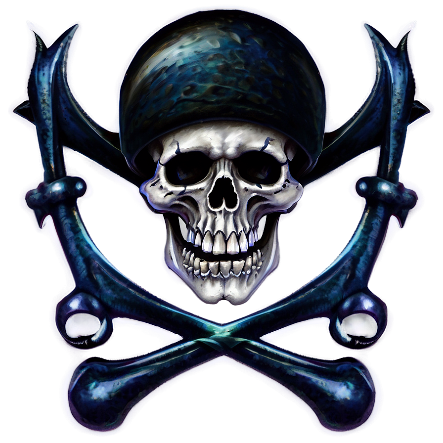 Pirate_ Skull_and_ Crossbones_ Flag PNG Image