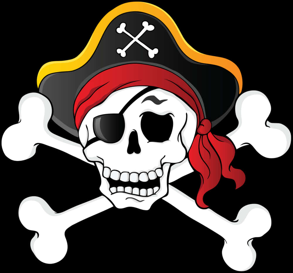 Pirate Skulland Crossbones PNG Image