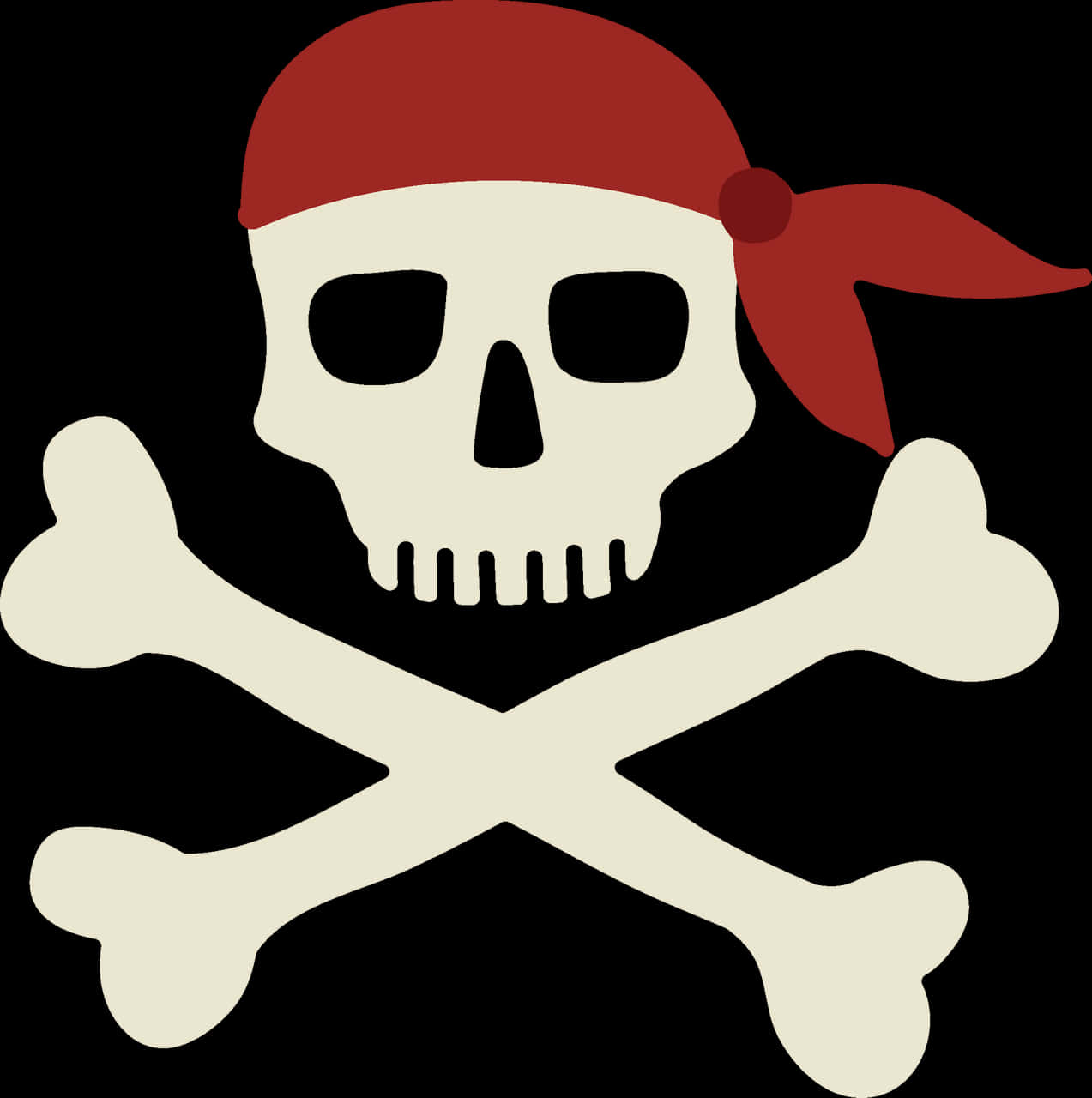 Pirate Skulland Crossbones PNG Image