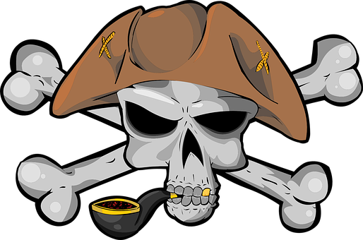 Pirate Skulland Crossbones PNG Image