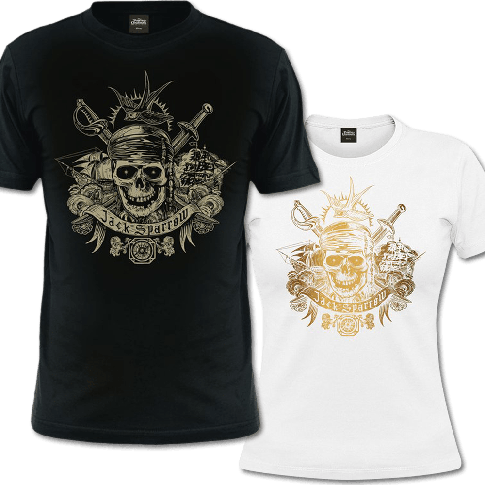 Pirate Themed T Shirts Design PNG Image