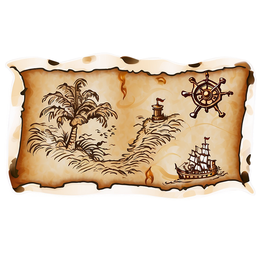 Pirate Treasure Map Png 05212024 PNG Image