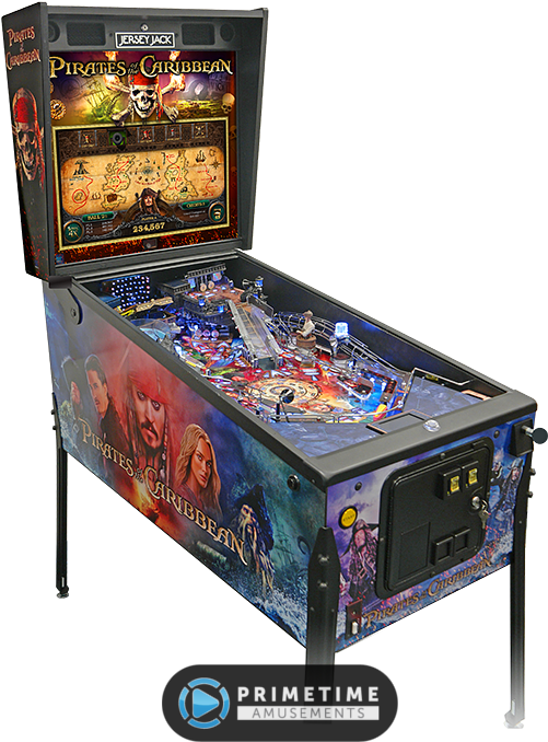 Piratesofthe Caribbean Pinball Machine PNG Image