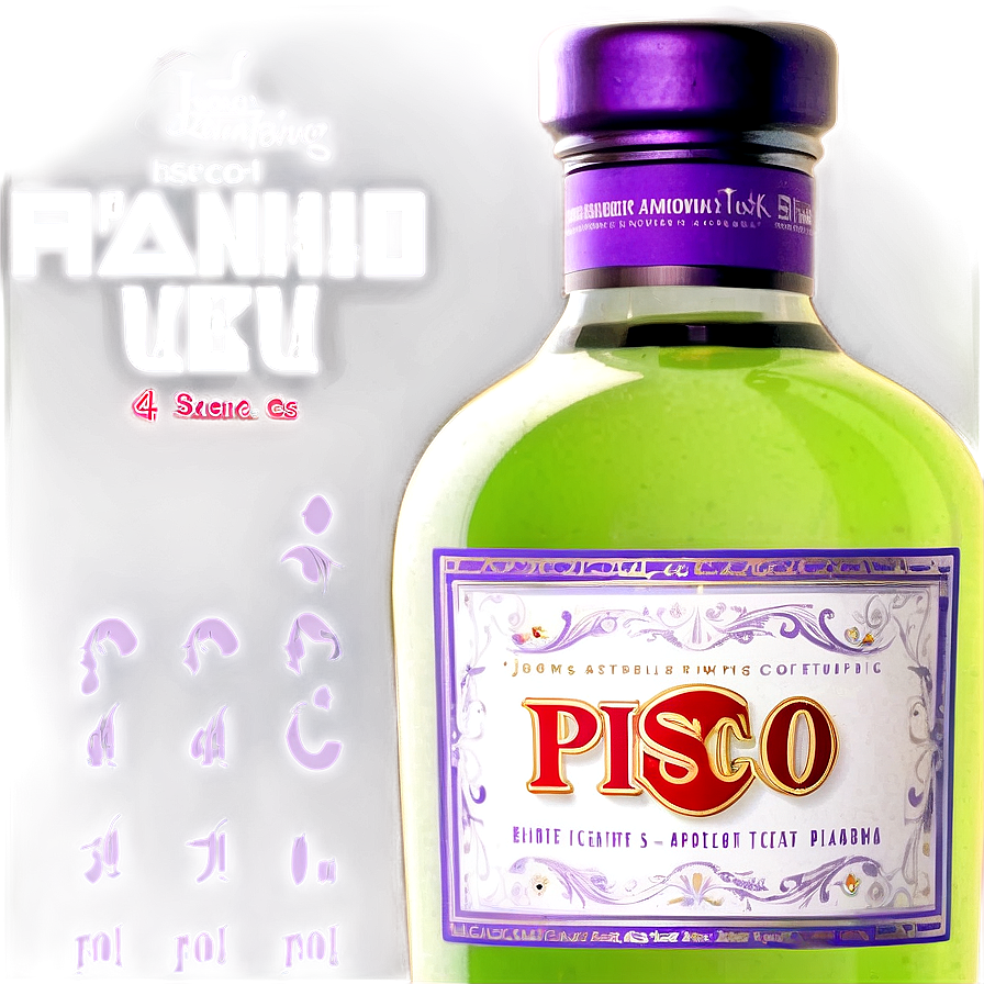 Pisco Bottle Png 05242024 PNG Image