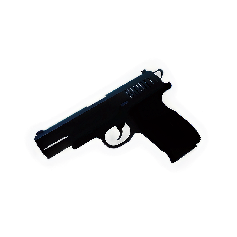 Pistol Silhouette Png 12 PNG Image