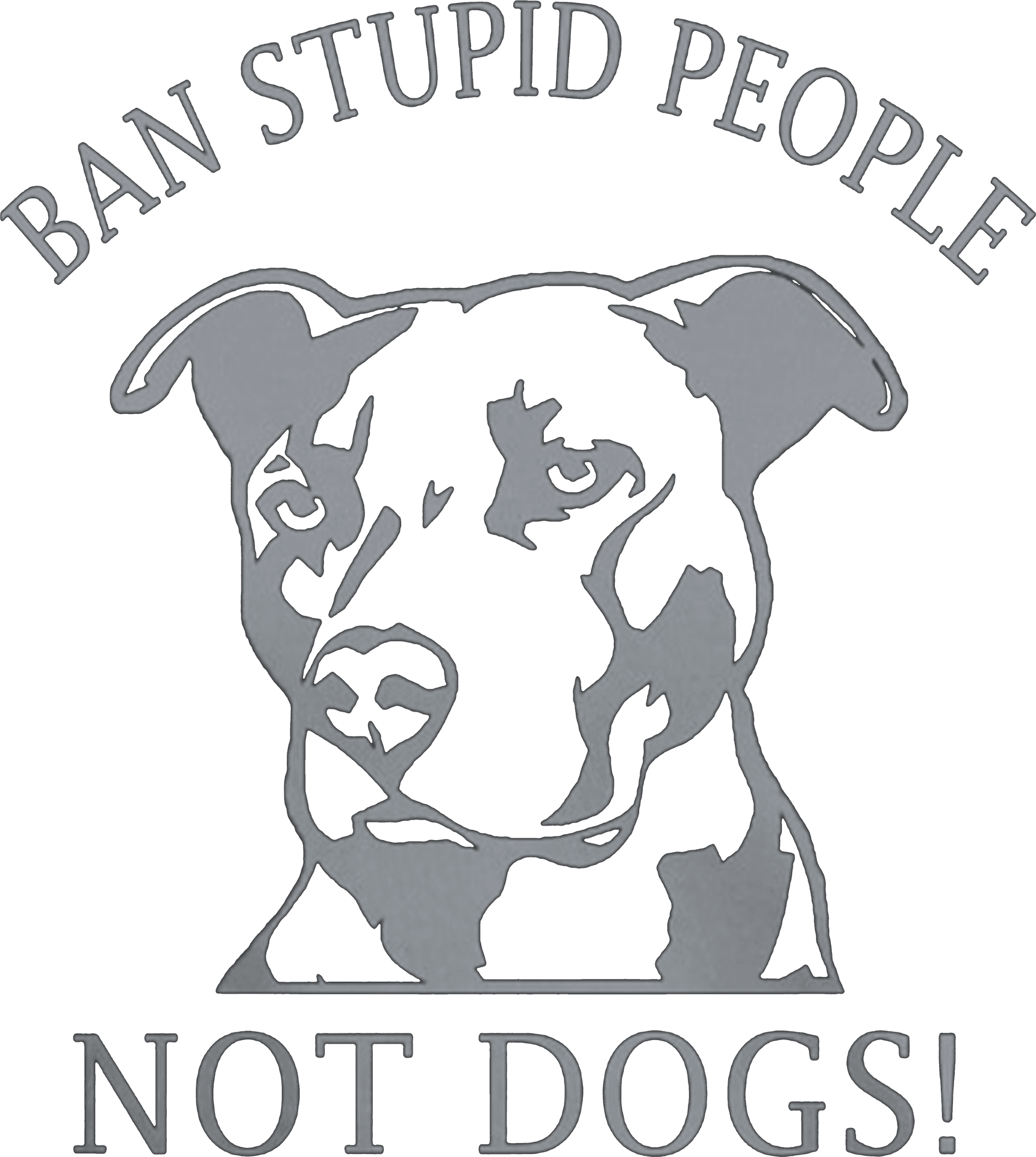 Pitbull Advocacy Message PNG Image