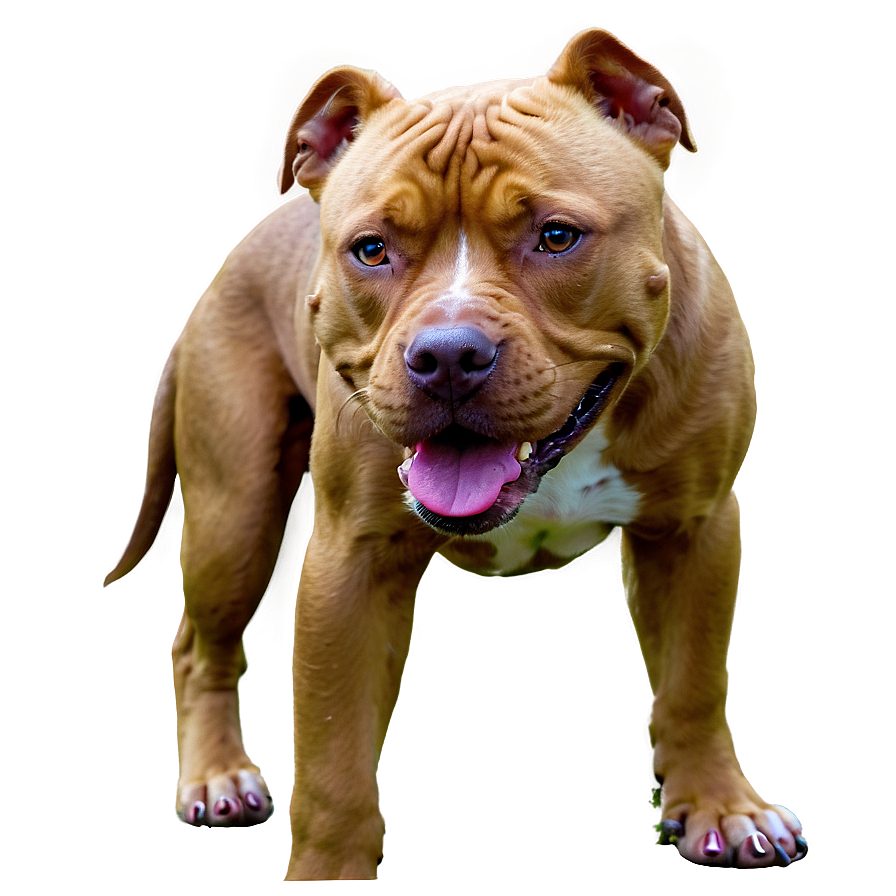 Pitbull In Field Png Jag PNG Image