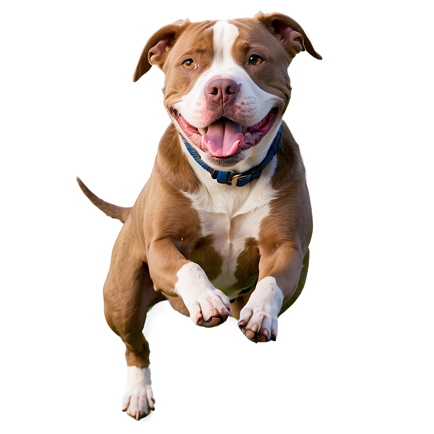 Pitbull Jumping Png Qvl PNG Image