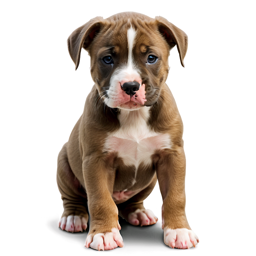 Pitbull Puppy Png Ped PNG Image