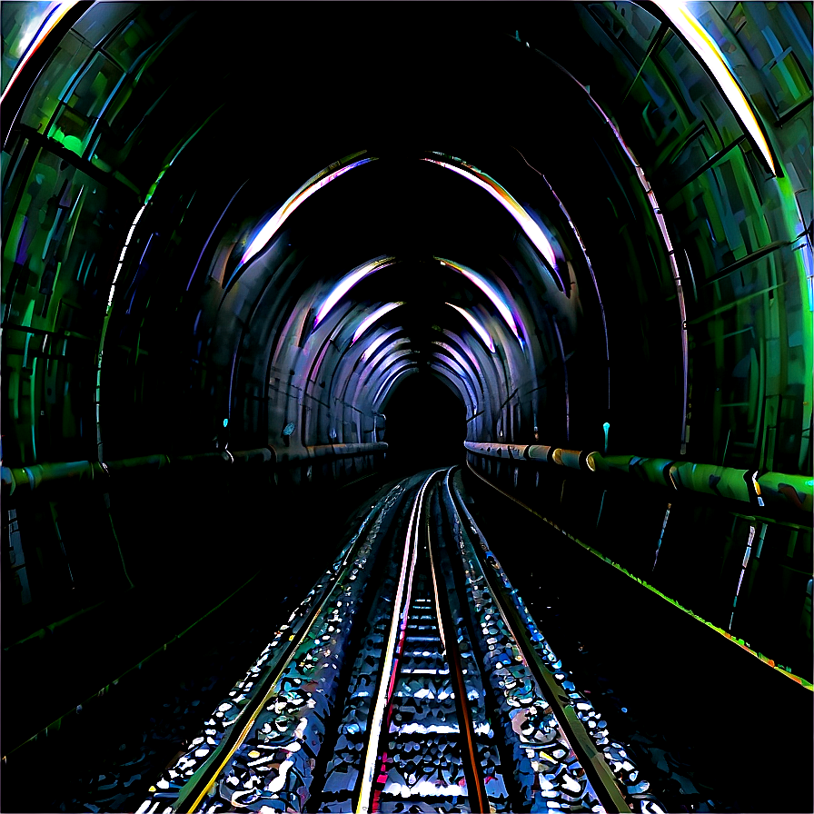 Pitch-black Tunnel Png Kle PNG Image