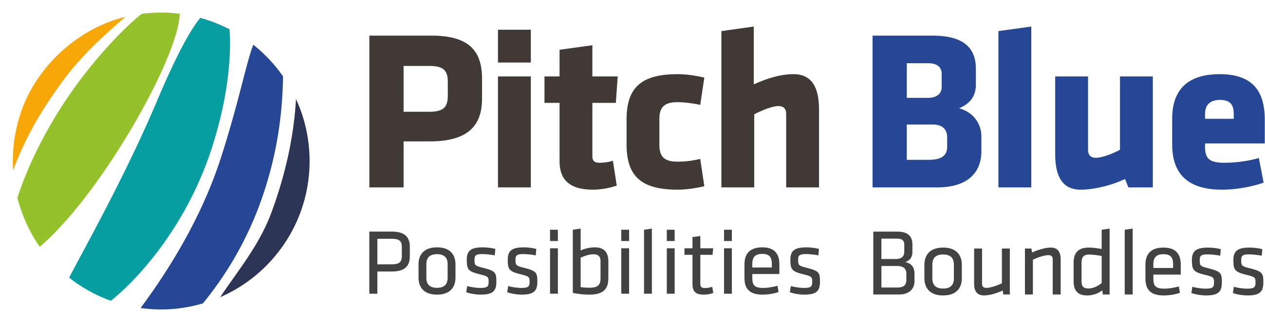 Pitch Blue Logo Possibilities Boundless PNG Image