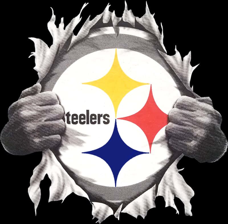 Pittsburgh Steelers Logo Breakthrough PNG Image