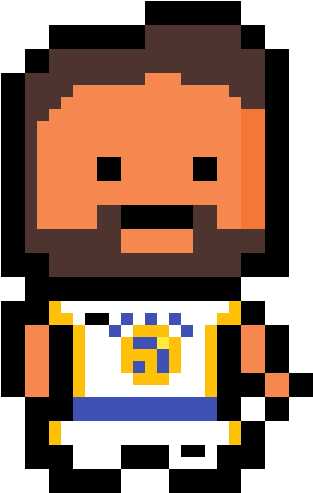 Pixel Art Basketball Player30 PNG Image