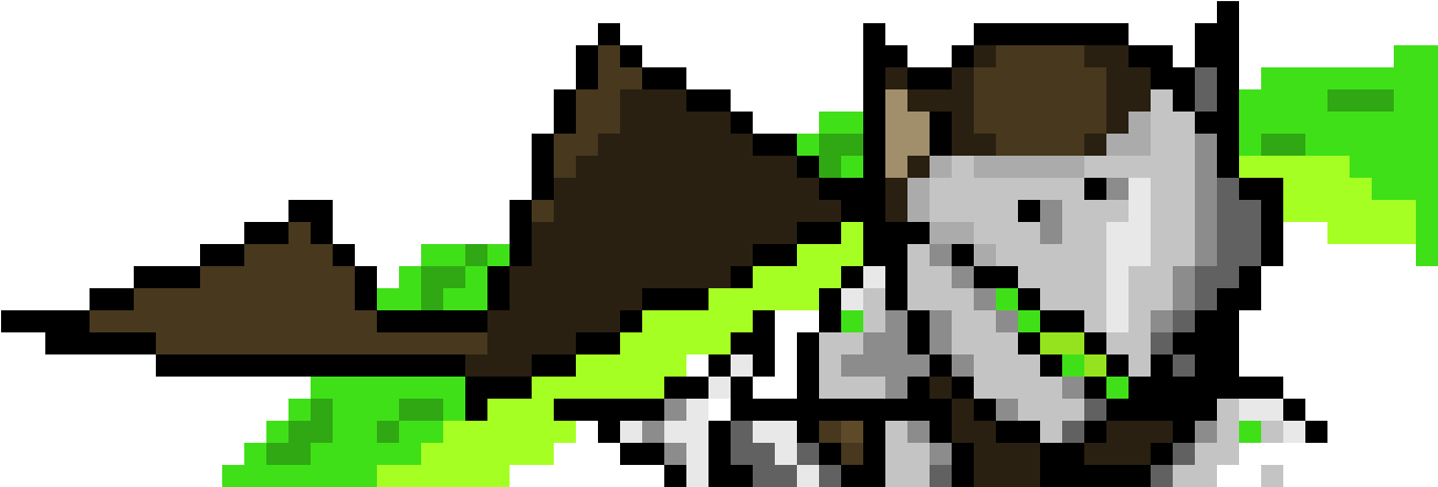 Pixel Art Genji Overwatch PNG Image