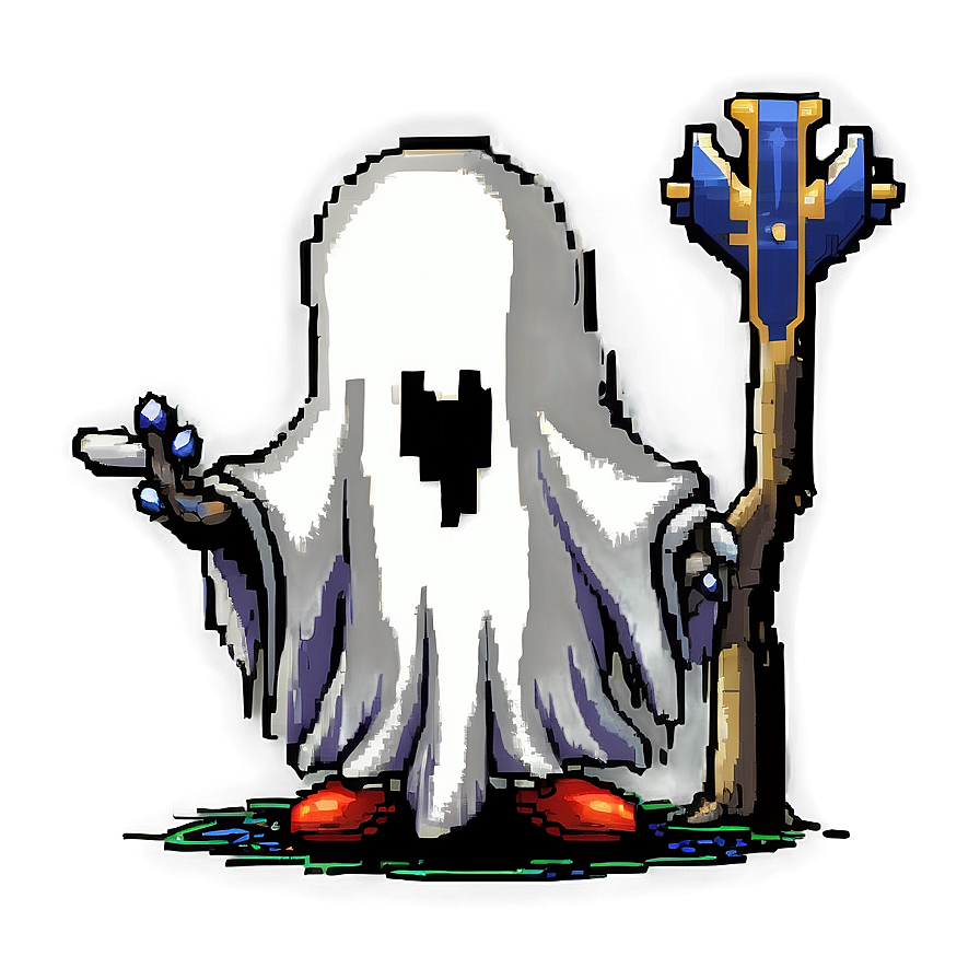 Pixel Art Ghost Png 50 PNG Image