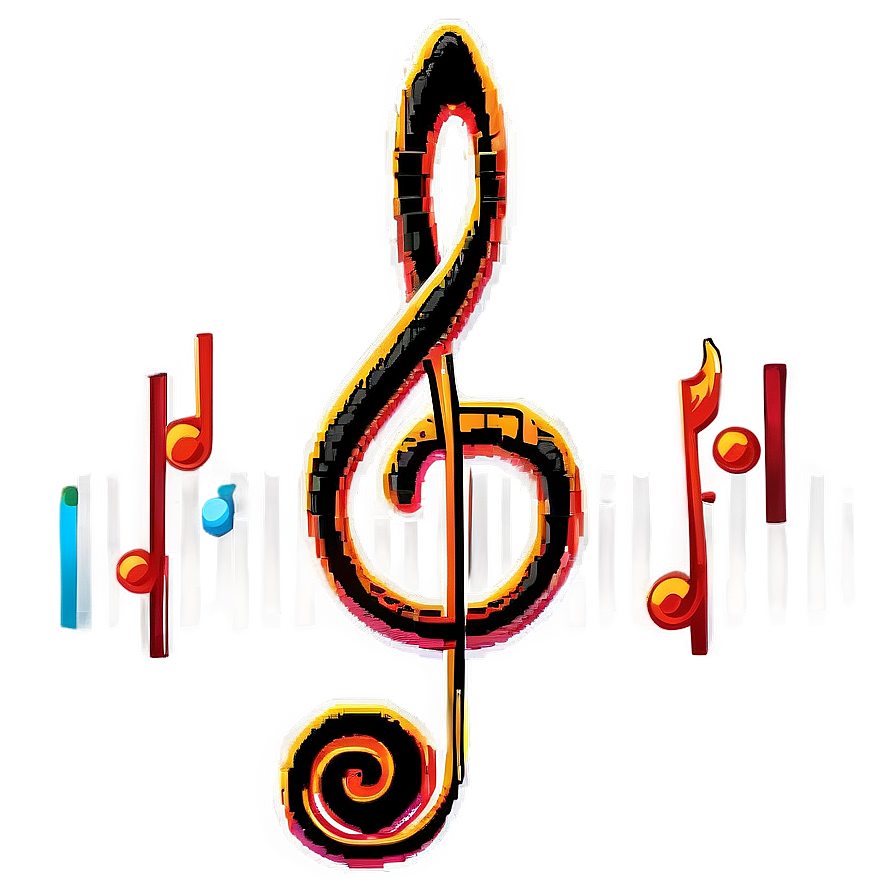 Pixel Art Music Note Png Hxt68 PNG Image