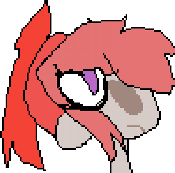 Pixel_ Art_ Red_ Haired_ Character PNG Image