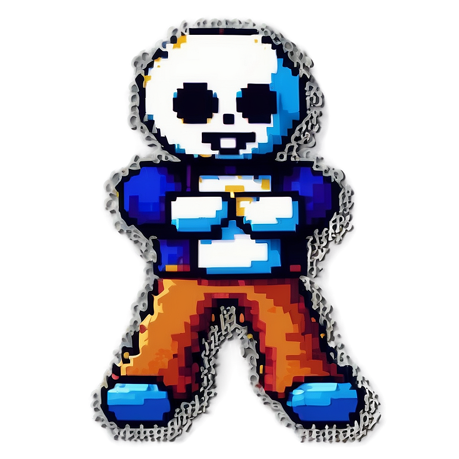 Pixel Art Sans Png Qmd PNG Image