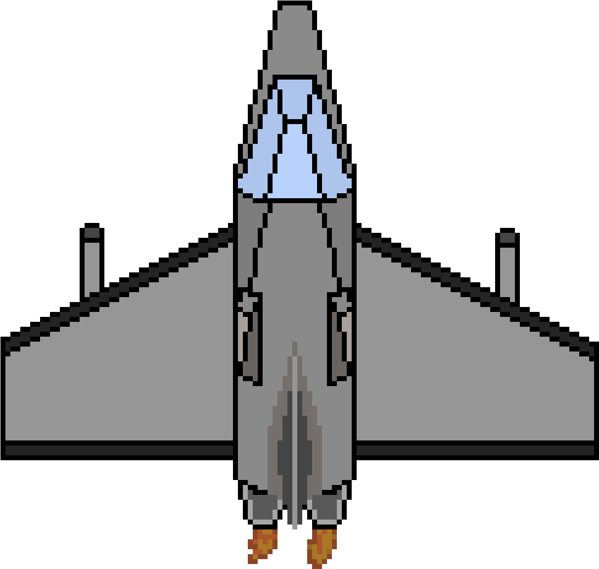 Pixel Art Space Shuttle Launch PNG Image