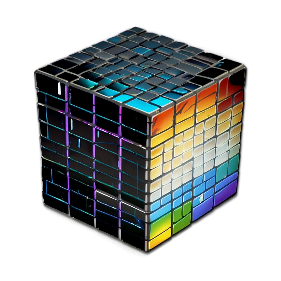 Pixel Cube Png Crn63 PNG Image