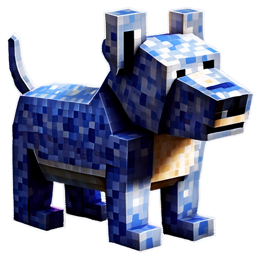 Pixel Dog Minecraft Png 06262024 PNG Image