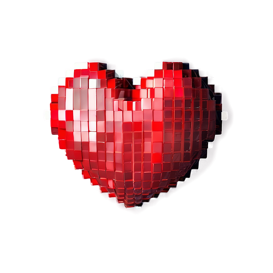 Pixel Heart Emoji Png Ufk59 PNG Image