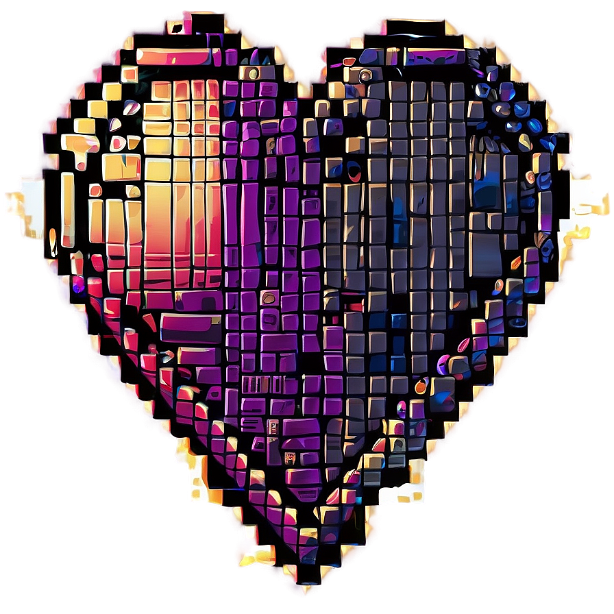 Pixel Heart Game Art Png Iuo PNG Image