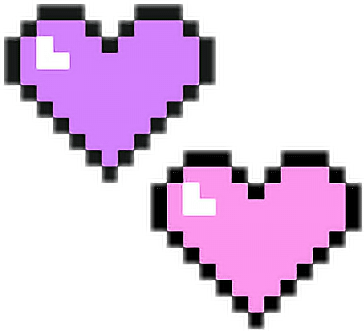 Pixel Heart Icons PNG Image