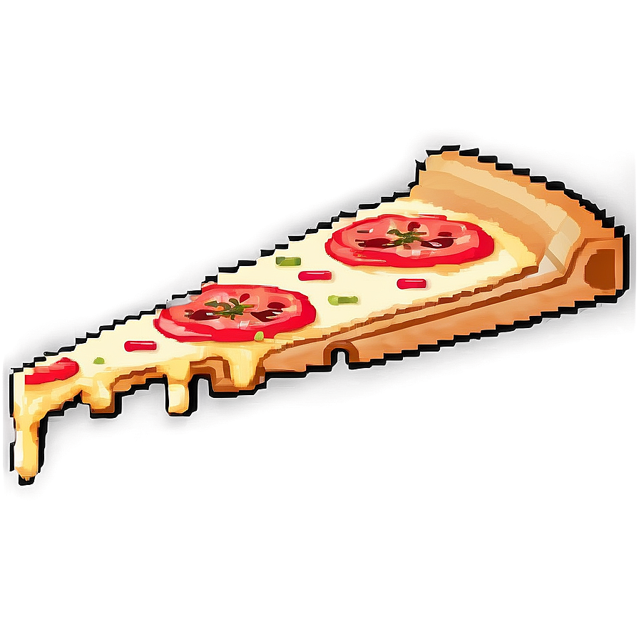 Pixel Style Pizza Slice Png 78 PNG Image