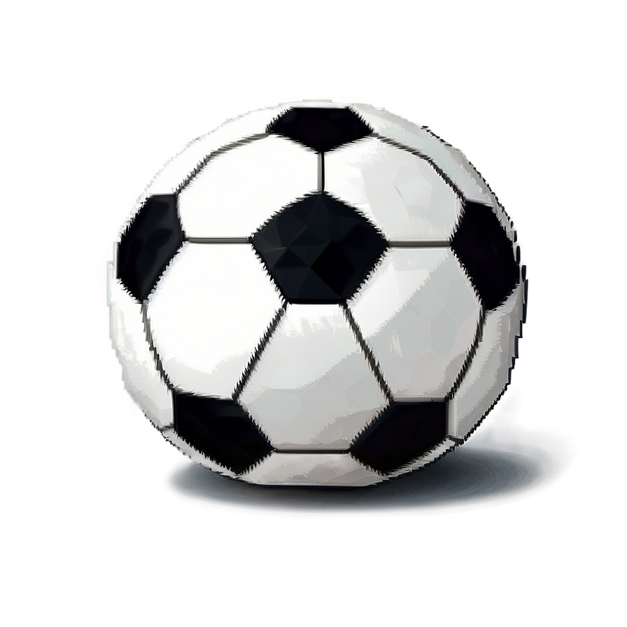 Pixel Style Soccer Ball Png 63 PNG Image