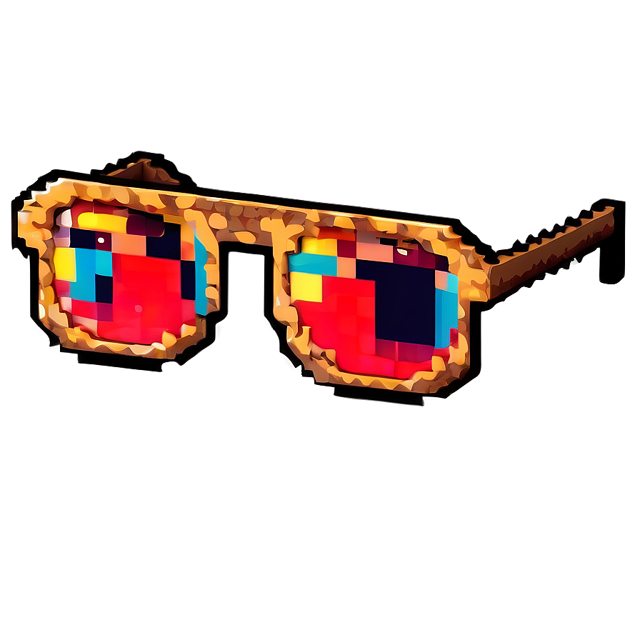 Pixel Sunglasses Clipart Png Rij65 PNG Image