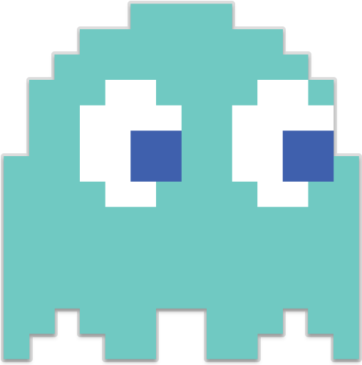 Pixelated Ghost Graphic PNG Image